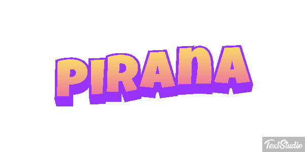 Piraña Efekt tekstowy