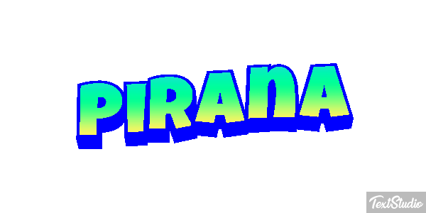 Piraña Efekt tekstowy