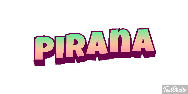 Piraña Efekt tekstowy