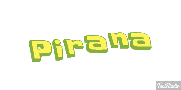 Piraña Efekt tekstowy