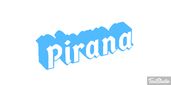 Piraña Efekt tekstowy
