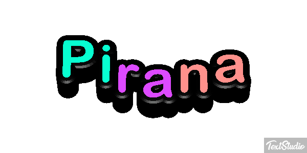 Piraña Efekt tekstowy