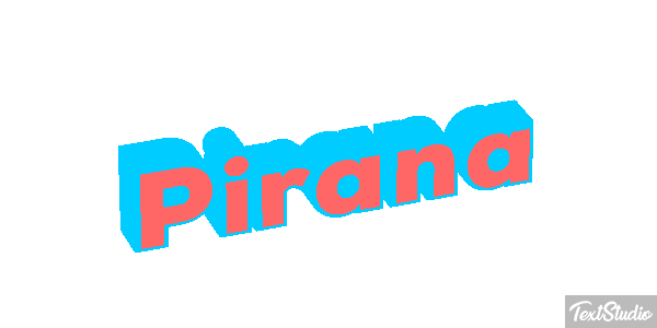 Piraña Efekt tekstowy