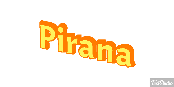 Piraña Efekt tekstowy