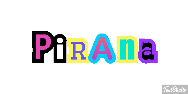 Piraña Efekt tekstowy