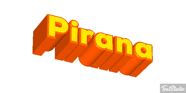 Piraña Efekt tekstowy