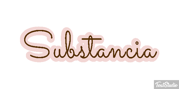 Substância Tekst effect