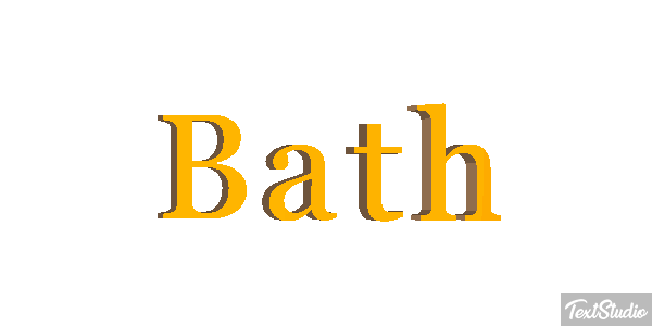 Bath テキスト効果