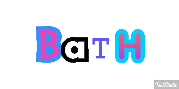 Bath テキスト効果