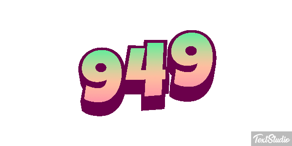 949 Text effect