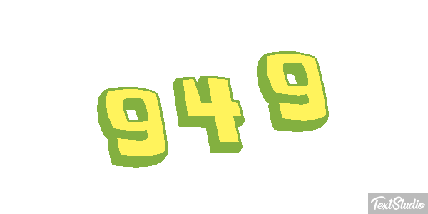 949 Text effect