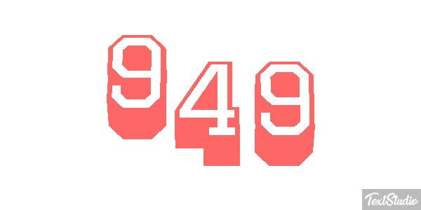 949 Text effect