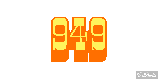 949 Text effect