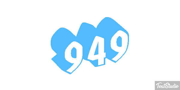 949 Text effect