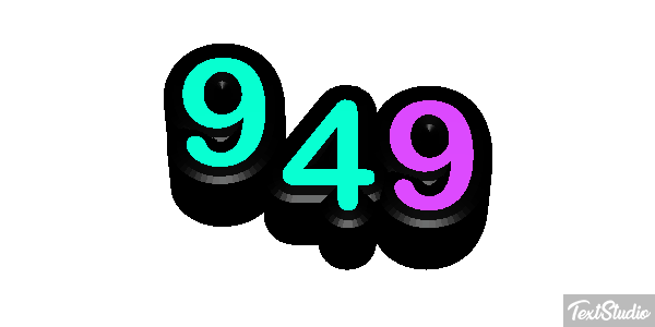 949 Text effect