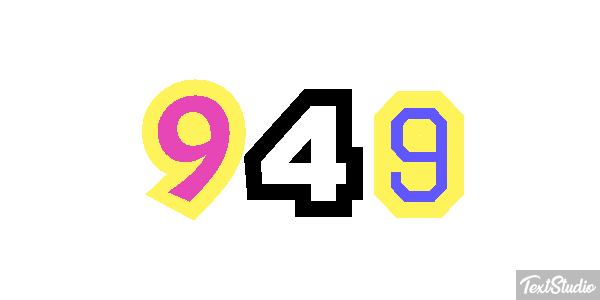 949 Text effect