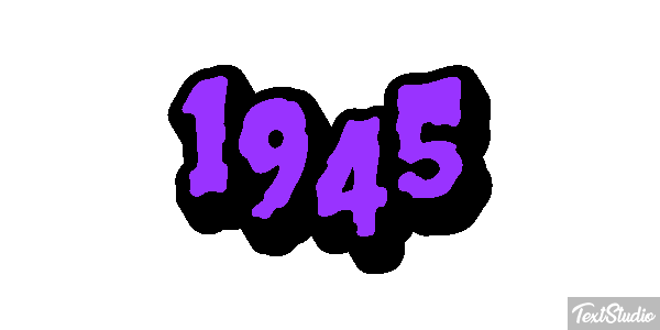 1945 Texteffekt