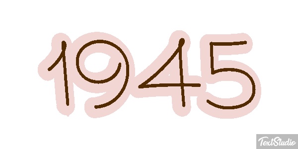 1945 Texteffekt