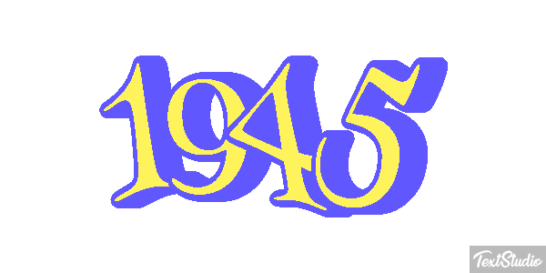 1945 Texteffekt
