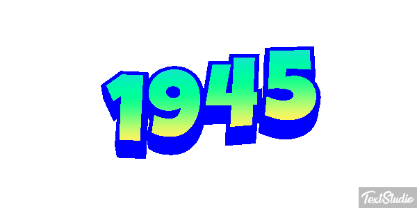 1945 Texteffekt