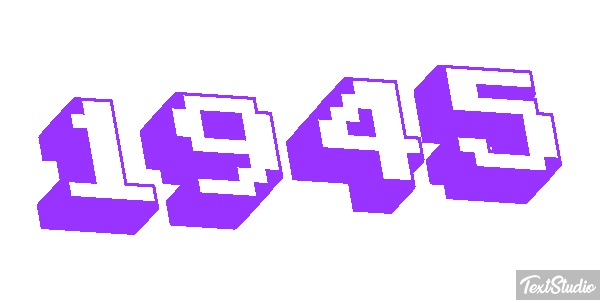 1945 Texteffekt