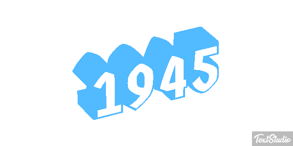1945 Texteffekt