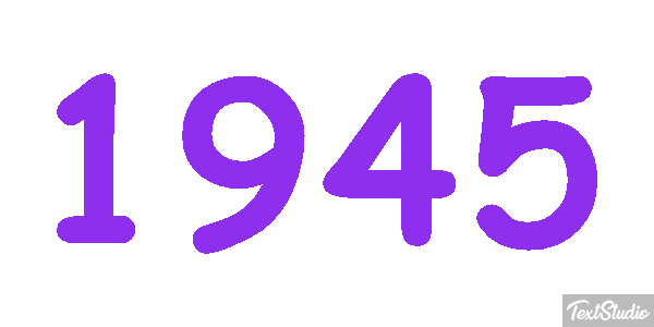 1945 Texteffekt