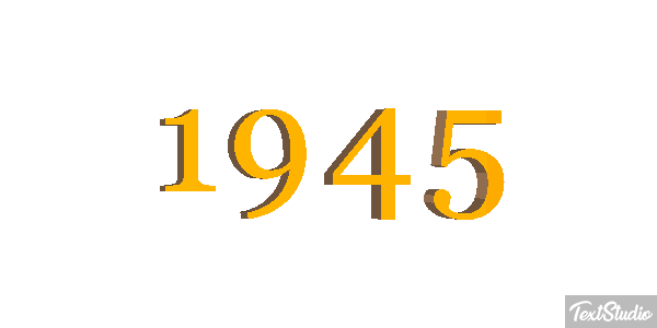 1945 Texteffekt