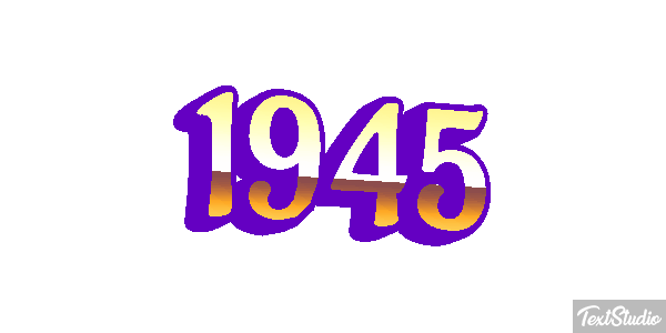 1945 Texteffekt