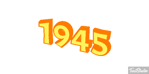 1945 Texteffekt