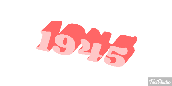 1945 Texteffekt