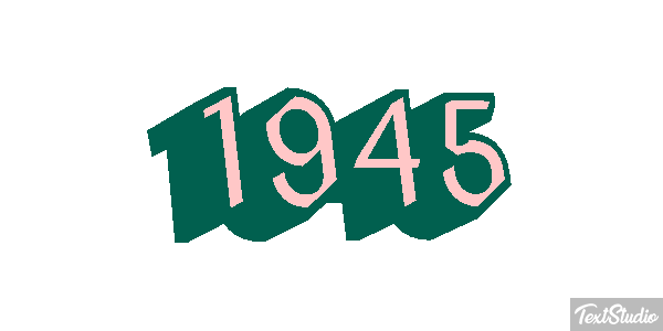 1945 Texteffekt