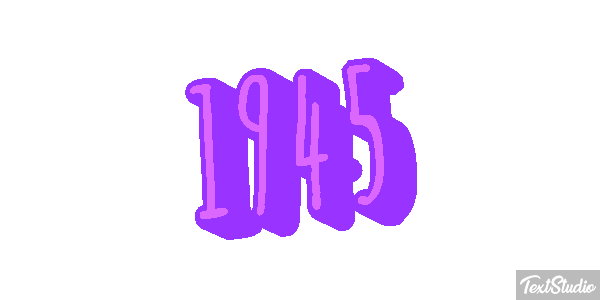 1945 Texteffekt