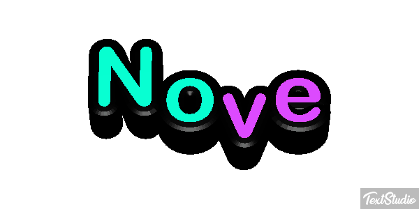 Nove Efeito do texto