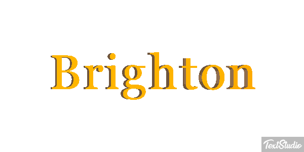 Brighton Efekt tekstowy