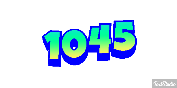 1045 Текстовый эффект
