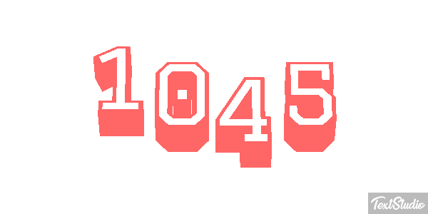 1045 Текстовый эффект