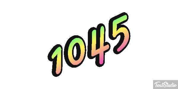 1045 Текстовый эффект