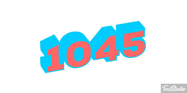 1045 Текстовый эффект