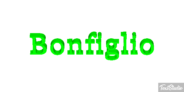 Bonfiglio Effetto testo