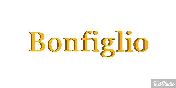 Bonfiglio Effetto testo