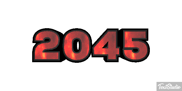2045 Texteffekt