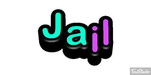 Jail Text effect