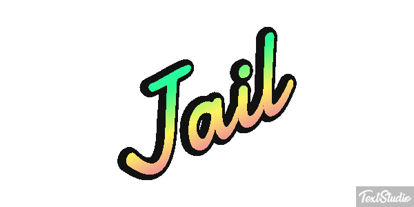 Jail Text effect