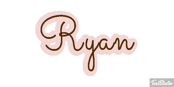 Ryan Текстовый эффект