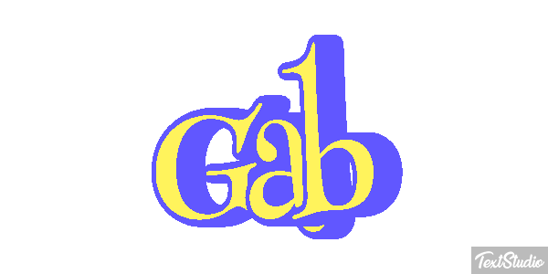Gab Effetto testo