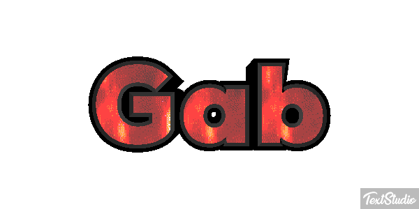 Gab Effetto testo