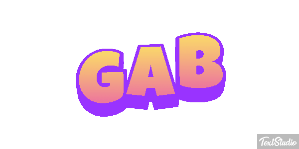 Gab Effetto testo