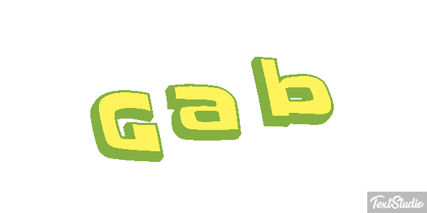 Gab Effetto testo