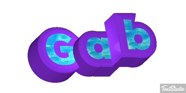 Gab Effetto testo
